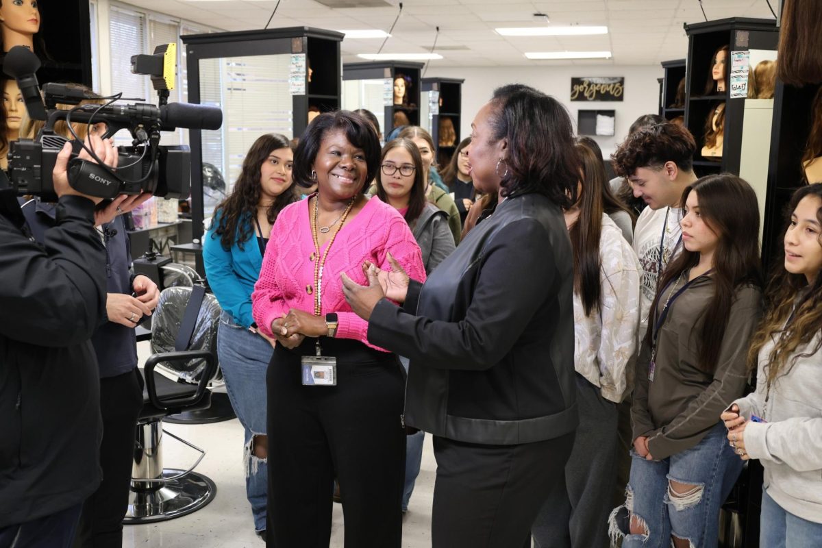 Cosmetology teacher, Sharonda Williams was selected and awarded the Daniel Stark Law, LLP and KBTX Media Be Remarkable Award! 